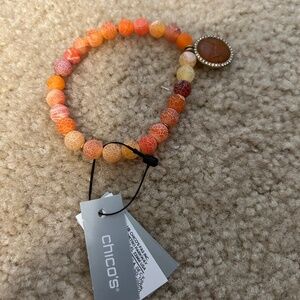 Chico's Stretch Bracelet in Orange